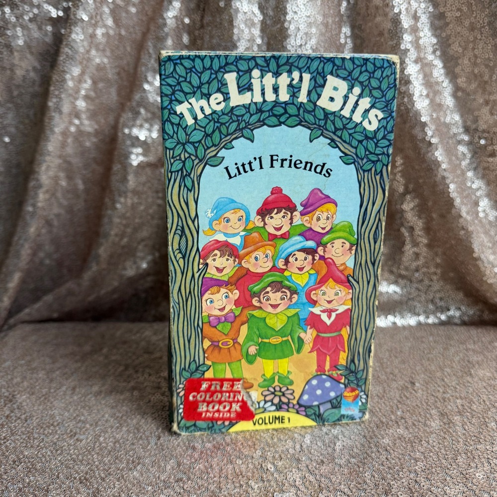The Litt'l Bits Litt'l Friends Vol1 VHS Video Treasures Saban 1991 Vintage Anime